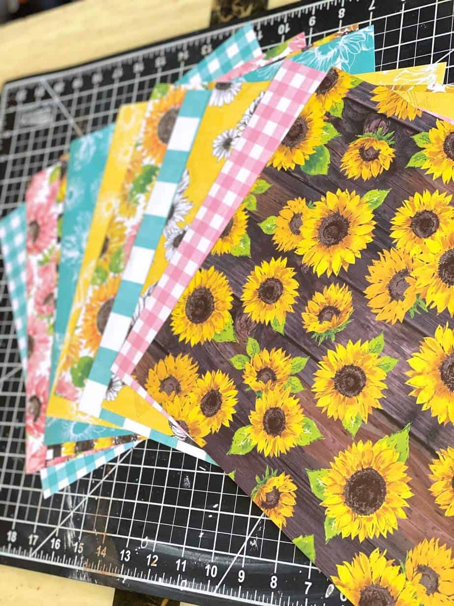 Happy Burlap Sunflower Manda Panda Projects