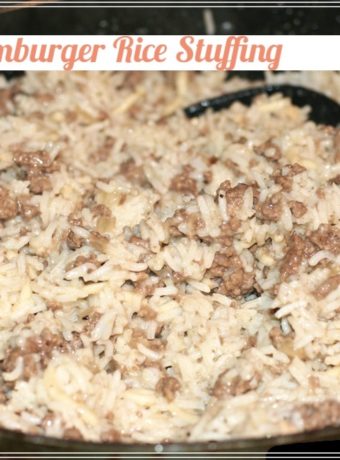 Italian hamburger stuffing cover