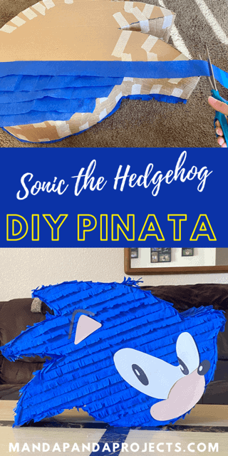 How to Make Your Own Sonic the Hedgehog Pinata for a DIY Party