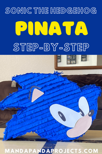 How to make a sonic the hedgehog pinata to save money on a DIY sonic birthday party