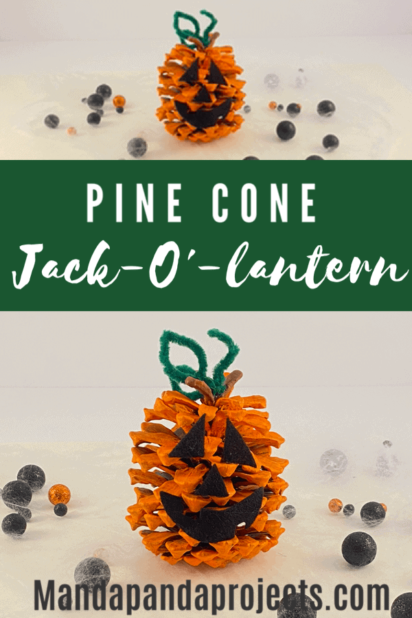 Pine Cone Pumpkin – Crayon Box Chronicles