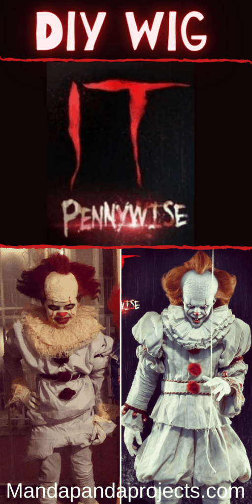easy DIY Pennywise IT Wig for a Homeade Halloween C