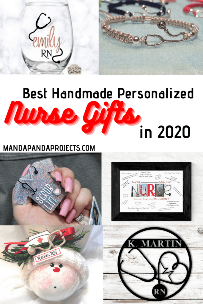 Handmade Personalized Gifts for Nurses that are Awesome and Unique for Christmas or other Holidays, Birthdays, Graduation, and retirement.