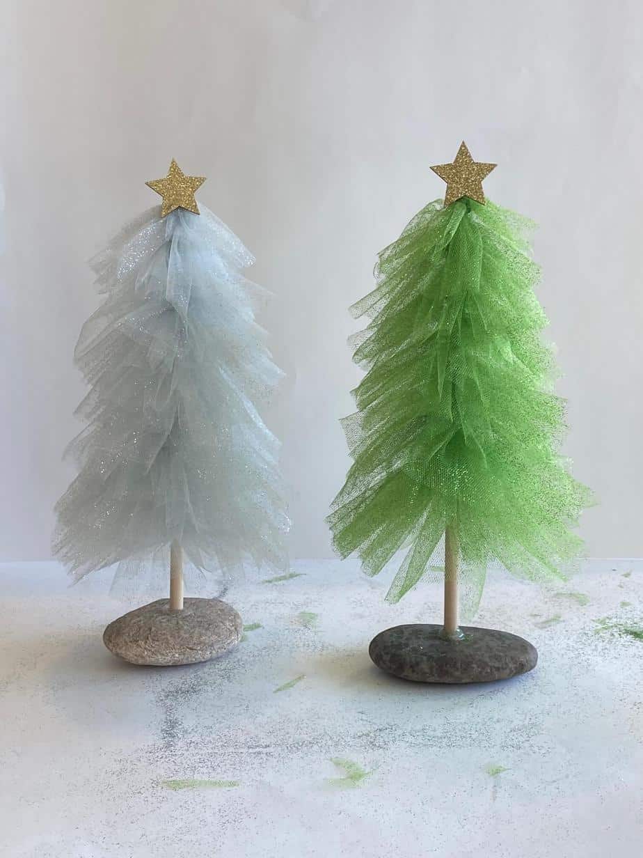 how to make a tulle christmas tree