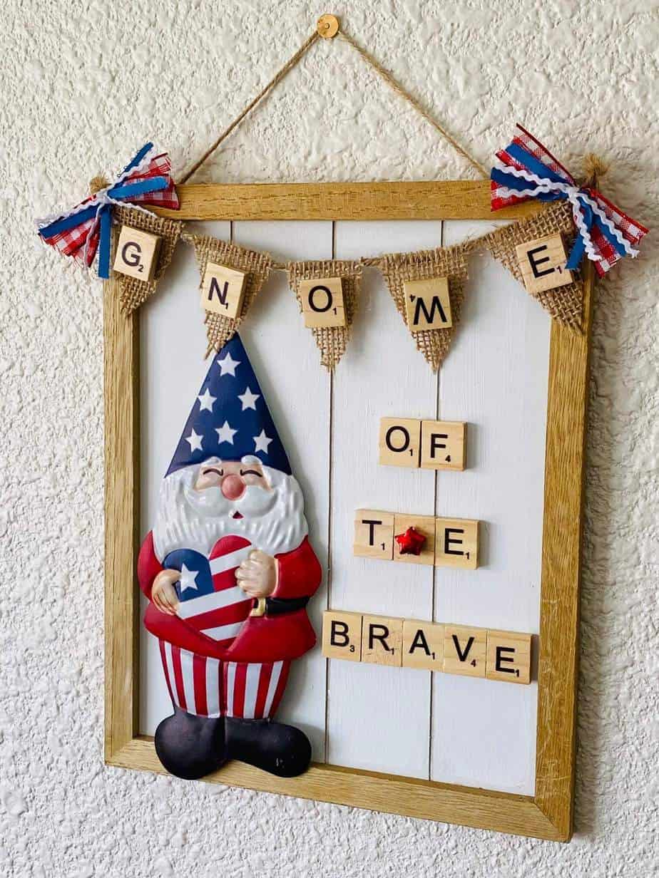 Patriotic Gnome Craft For Kids [Free Template]