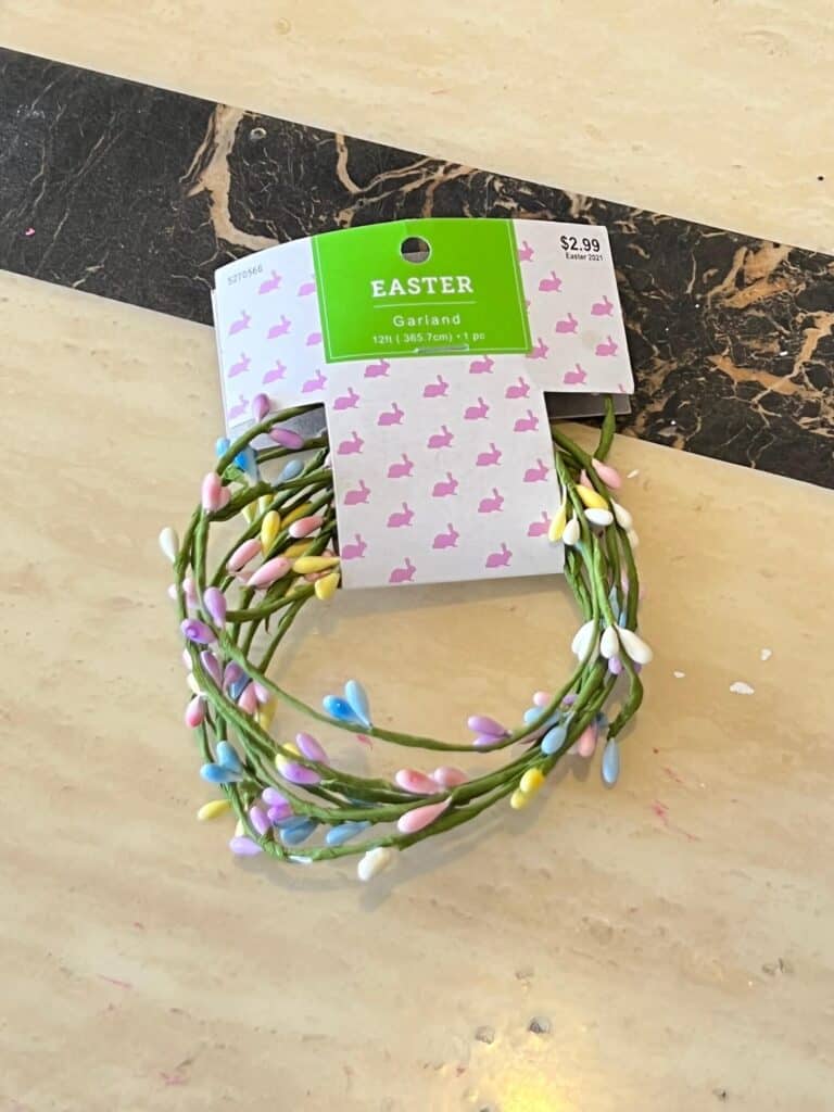 Easter pip berry garland.