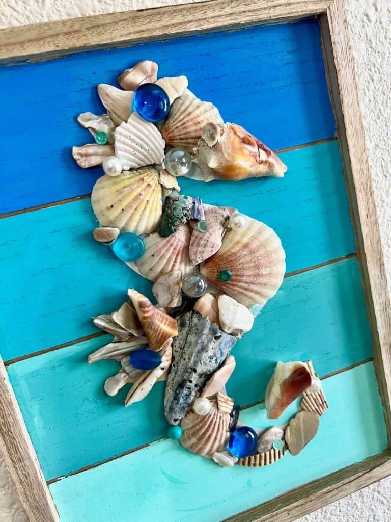 DIY Seashell Seahorse Craft - Domestically Speaking