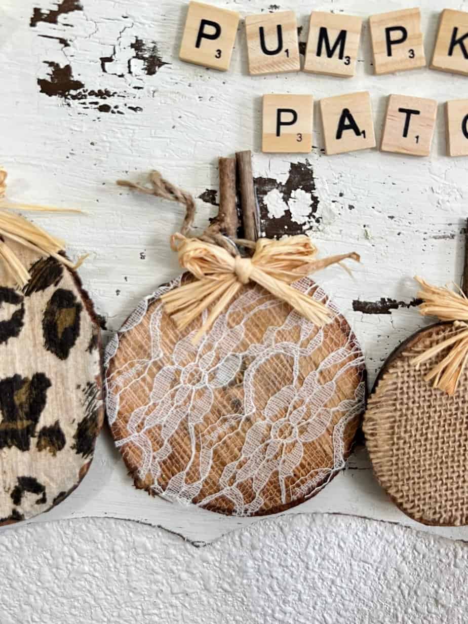 Rustic Leopard and Lace Pumpkin Patch - Manda Panda Projects