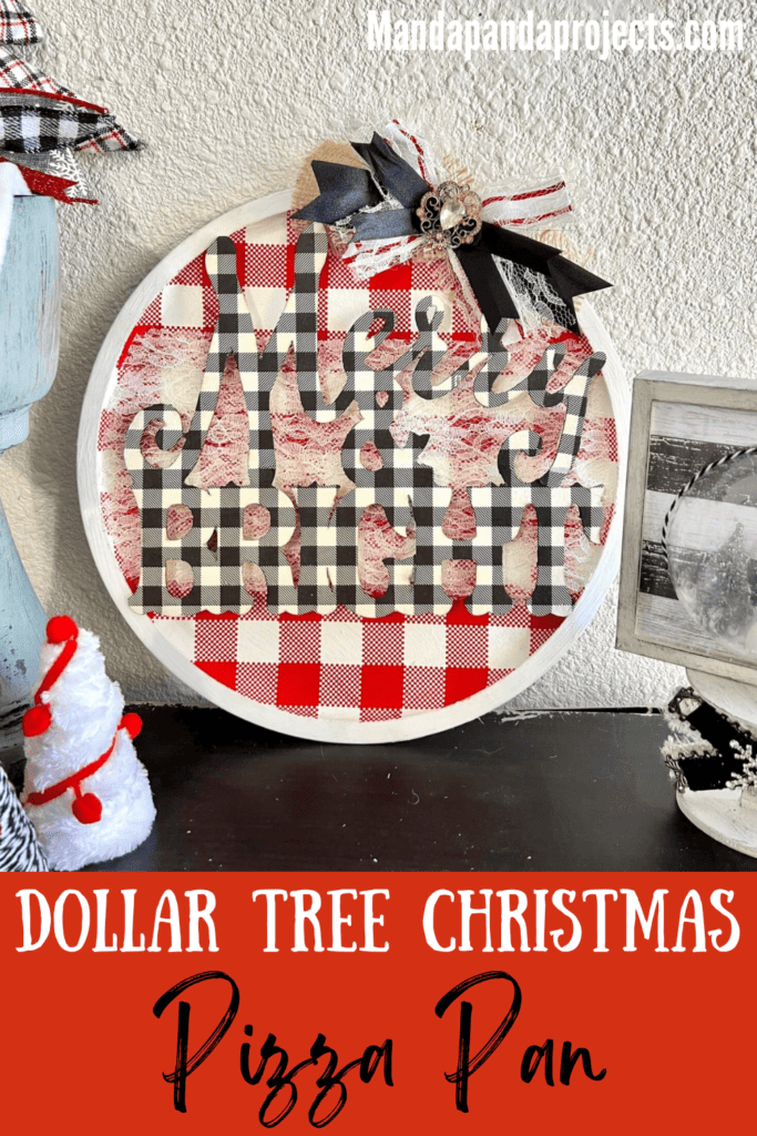 Dollar Tree Fall Pizza Pan Wreath and Sign Tutorial - Life as a LEO Wife