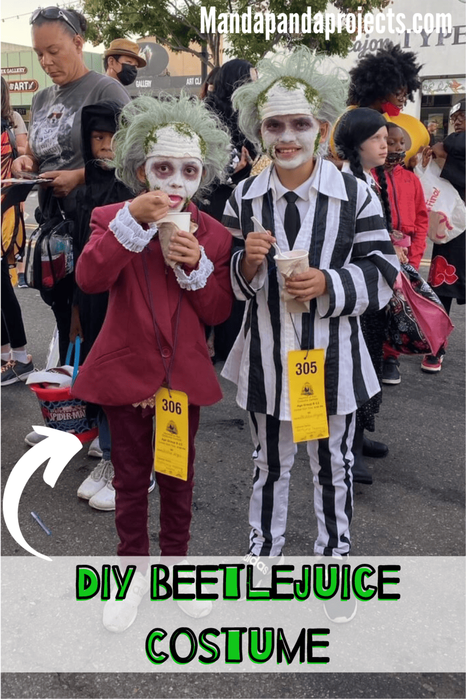 DIY Beetlejuice Halloween Costumes Manda Panda Projects — free download