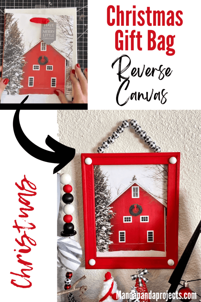 How to make a reverse canvas - Weekend Craft