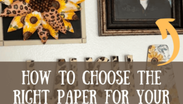 How to choose the right paper for your photo printing.