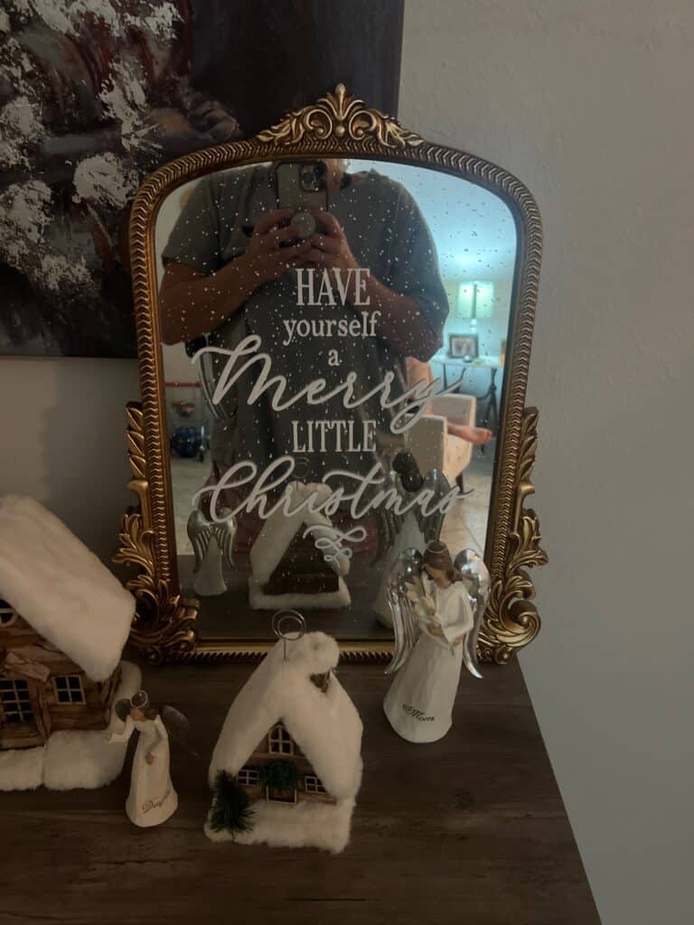 The original Hobby Lobby mirror that I used as inspiration for the thrift store mirror.