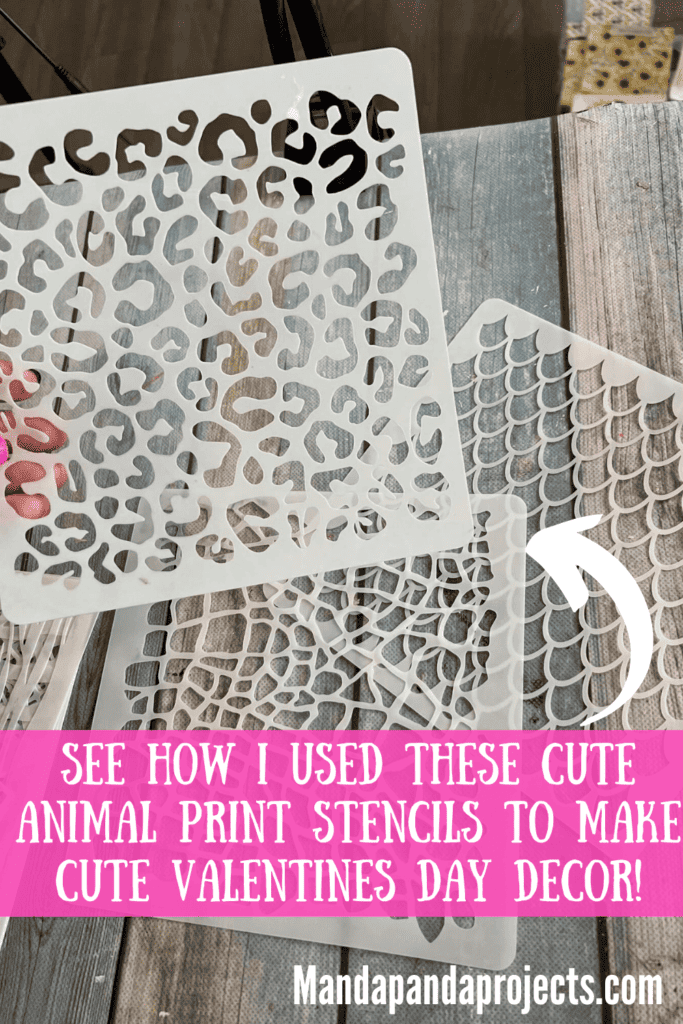 Animal print stencils.