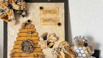 Bee and Beehive decor