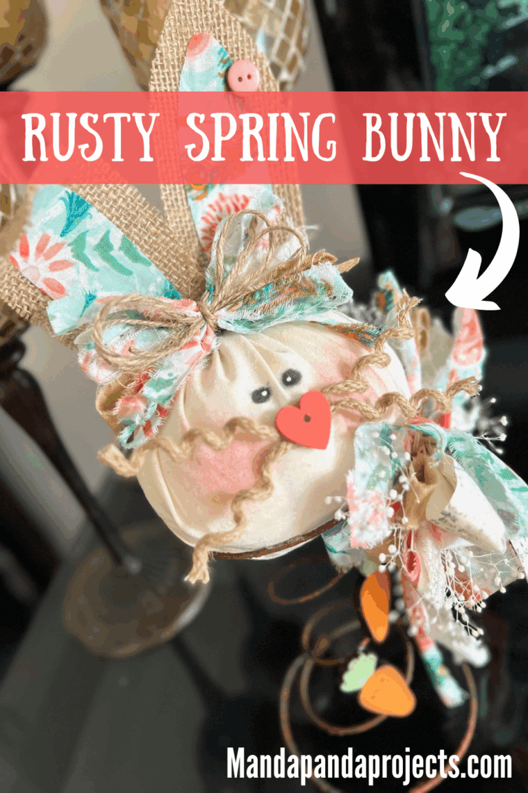 Rusty Spring Bunny - Manda Panda Projects